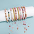 LFLIUN Clay Beads Bracelet Kit Friendship Bracelet Making Kit Golden Beads Clay Beads Kit for DIY Jewelry Making Birthday Gift...