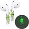 Glowing Sticker Case Cover Accessories for AirPods 2nd Generation, Funny AirPods 2 Skin Wrap for Boys? Girls, Parties and Workouts, Air Pod Decal ...