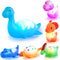 Bath Toys for Toddlers 1-3: 6 Packs Light-Up Floating Dinosaur Baby Toddler Bath Toys Set for Boys Kids Birthday Easter Christmas - Water Bathtub ...