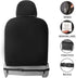 Car Front Seat Covers, Black Universal Fit Seat Covers for Sedan, Truck, SUV 1 Pair of Cloth Bucket Seat Covers...