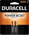 Duracell Coppertop AAA Batteries with Power Boost Ingredients, 2 Count Pack Triple A Battery with Long-lasting Power, Alkaline AAA Battery for Hou...