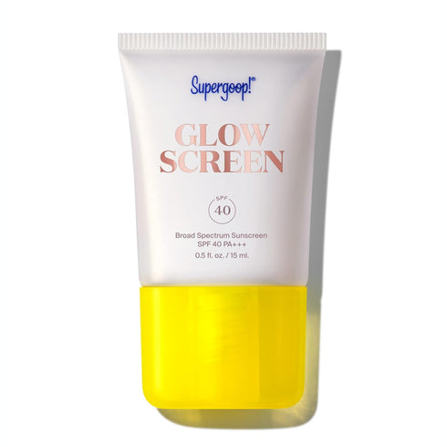 Supergoop! Glowscreen (SPF 40) - 0.5 fl oz - Glowy Primer + Broad Spectrum Sunscreen - Adds Instant Glow - Helps Filter Blue Light - Boosts Hydrat...
