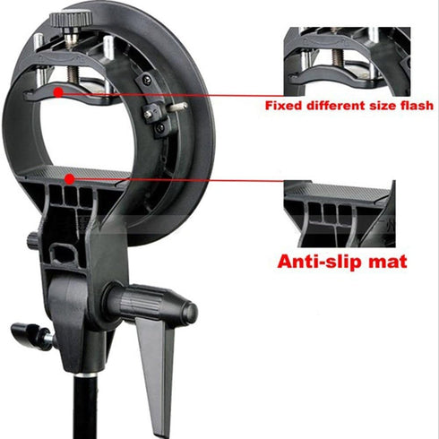 Godox S Type Bracket Bowens Mount Holder for Speedlite Flash Snoot Softbox Beauty Dish Reflector Umbrella...