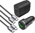 Super Fast Charger Type C Kit, VELOGK 25W PD PPS USB C Wall/Car Charger for Samsung Galaxy S25/S24/S23 Ultra/S23+/S23/S22/S21/S20/Plus/Note 20/A71...