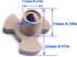2Pcs 0.59 Inch Microwave Shaft Microwave Turntable Coupler, Small Microwave Oven Roller Guide Support Coupler Tray Shaft, Glass Tray Drive Couplin...