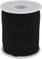 Braided Nylon Twine Cord Thread String for Necklace Bracelet Jewelry Making Crafting Accessories (2mm-98feet, Black)...