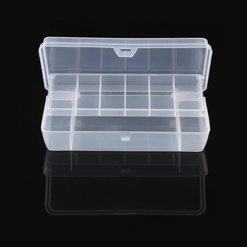 Fishing Tackle Box Organizer, Portable Fishing Tackle Storage, 11 Compartments Double-layer Lure Bait Case Fishing Lure Bait Organizer Container T...