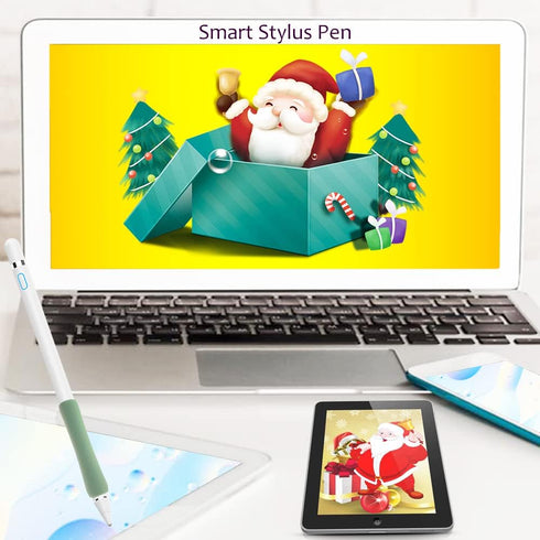 Stylus Pen for iPad, DOGAIN Stylus Pen for Touchscreen with Green Grip, Digital Active Fine Point Pen for Drawing/Writing/Playing, iPad Pencil Com...