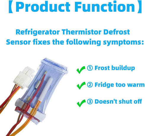 6615JB2005C Defrost Sensor For LG Refrigerator Defrost Thermostat Sensor Replacement Part:6615JB2005S AP4457170 PS3529338 AH3529338 EA3529338 6615...