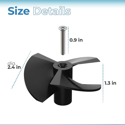 ANTOBLE 9995266-R1 Impeller with Screw for Dolphin Premier/M200/M400/M500/Nautilus/Nautilus CC/Nautilus CC Plus/DX6 Pool Cleaner, Replacement Part...