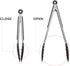 Silicone Cooking Tongs Set - Tongs for Nonstick Cookware - Stainless Steel Tongs with Silicone Tips - 9-Inch 12-Inch Tongs for Cooking - 2-Piece S...