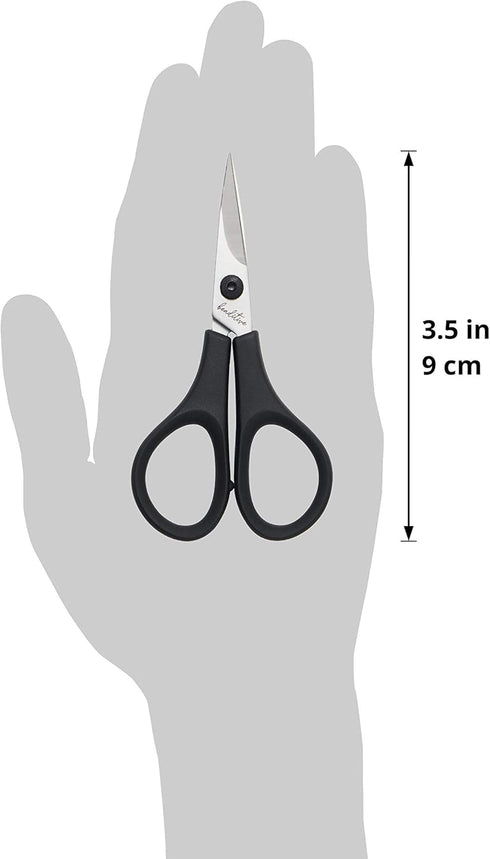 Beaditive Lightweight Sewing and Embroidery Scissors Set (2 PC) | Sewing, Embroidery, Paper Cutting, Crafting | Stainless Steel | Protective Cover...