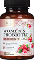 Probiotics for Women with Prebiotics, 90 Billion CFU & 16 Diverse Strains, Cranberry & D-Mannose, Extra Strength Womens Probiotic for Digestive, V...