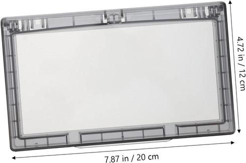 2pcs Cover Electrical Outlet Jackbox Outlet Covers Face Plate Panel Box Socket Cover Proof Outlet Cap Sticky Outlet Cover Box Abs...