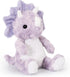 Cute Purple Dinosaur Stuffed Animals for Girls, Dinosaur Party Favors, Cuddly Dinosaur Plush Toy for Kids, Huggable Triceratops for Baby, Birthday...