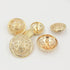 10PCS Clothes Button - Retro Hollow Sewing Button Shank Round Shaped Metal Button Set for Men Women Blazer, Coat, Uniform, Shirt, Suit and Jacket ...