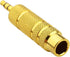 Nightwolf ® 2 Pcs Gold Plated 3.5mm 1/8 Inch Socket to 6.35mm 1/4 inch Male to Female Stereo Audio Jack Headphone Adaptor......