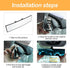 Rear View Mirror for Car, 12.1 inch Interior Clip-on Panoramic Convex Rearview Mirrors, HD Anti Glare Wide Angle and Reduce Blind Spot, Universal ...