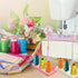 2 Pack Thread Holders,Thread Organizer for Embroidery and Sewing Machines,Thread Rack for 3 Spools of Thread, Embroidery Thread Spool Holder Suita...