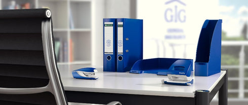 Leitz 5517 NeXXT Mini Stapler with 10 Sheet Capacity for No. 10 Staples - Blue...