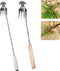 2023 New Weeding Artifact Uprooting Weeding Tool, Premium Manganese Steel Forged Weed Puller 4 Teeth Dual Purpose Weeder, Hand Weeder Tool for Gar...