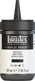 Liquitex Professional Acrylic Gouache, 2-oz (59ml) Bottle, Ivory Black...