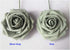 D-Seven Artificial Flowers 30PCS Real Looking Fake Roses with Stem for DIY Wedding Bouquets Centerpieces Party Baby Shower Home Decorations (Silve...