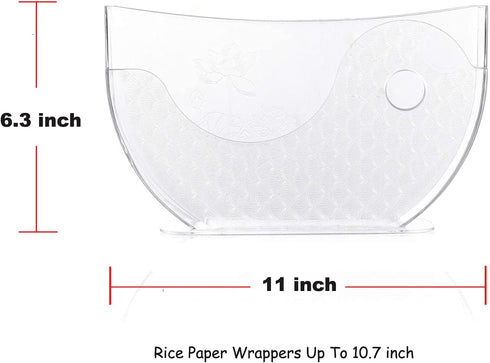 Summer Roll Water Bowl, Rice Paper Wrappers for Spring Rolls, Holder for Rice Papers Spring Roll Water Bowl (Rice Paper Not Included)...