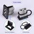 120Amp Battery Quick Disconnect Connector, 2 AWG, 2PC Grey Power Disconnect Housings with Bracket and Dust Cover (2PCS 120A 2AWG)...