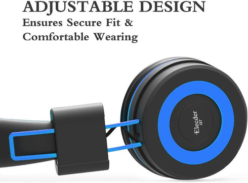 ELECDER i37 Kids Headphones Children Girls Boys Teens Foldable Adjustable On Ear Headphones 3.5mm Jack Compatible Cellphones Computer MP3/4 Kindle...