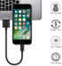 JAYEE Short USB Cable (25CM) Charging Cable 5 Pieces USB Charging Cable for Cellphone and Tablet (5 Pieces Black)...