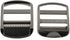 6PCS Metal Ladder Lock Buckle Slider for School Bags Backpack Straps Webbing, Nickel Color Zinc Alloy Bag Webbing Adjuster Fastener...