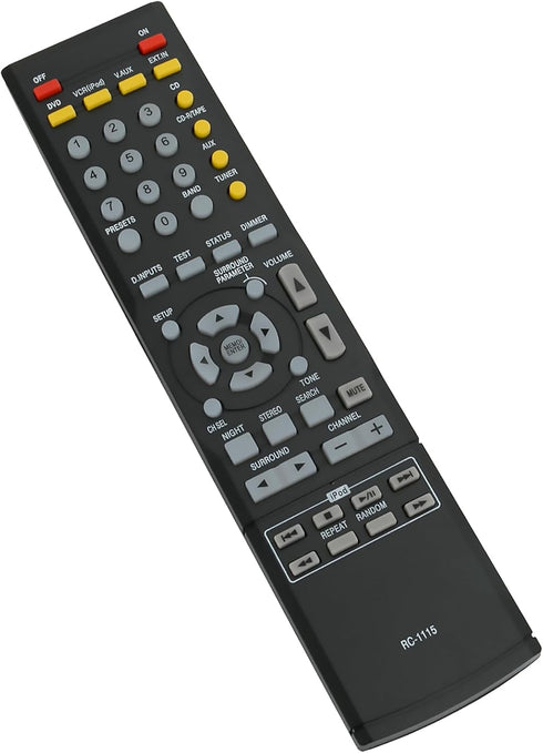 RC-1115 Replace Remote Control RC1115 fit for Denon AVR-390 AVR390 AV Surround Receiver Home Theater AV Receiver sub for RC-1120 AVR-1610 AVR-3803...
