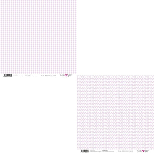 Papers For You - Mini Scrapbooking and Craft Paper Kit | " Lavender Essentials" Collection | Includes 25 Double Sided Papers with Different Design...