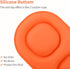 Dog Food Water Bowls for Puppy - Small Medium Dogs Feeder Bowl Mat No-Spill and Non-Skid Dog Dish Pet Feeding Station,Orange...