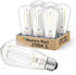 MASTERY MART E26 Led Bulb 60 Watt Equivalent, 5.5W Clear Edison Bulbs, Daylight White 4000k, CRI 90+, 500 Lumen, Vintage ST58 led Light Bulb for H...