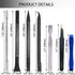 Ewparts Spudger Tool Kit Pry Tools for Electronics Components Repair with Metal Spudger Plastic Spudger Tweezers Opening Tool for Laptop,Mobile,iP...