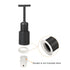 MECCANIXITY E14 Socket Ring Removal Tool T Type with Lamp Shade Socket Rings for Medium Base, Light Replacing Accessories, White Pack of 5...