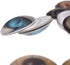 10 Pairs Glow in the Dark Glass Animal Eyes 25mm Round Dome Glass Cabochons Flatback for DIY Craft Clay Eyes...