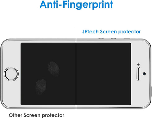 JETech Screen Protector for iPhone 5s/5c/5/SE 2016, Tempered Glass Film, 2-Pack...