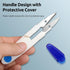4PCS Compact 4 Inch U Shaped Portable Scissors with Protective Safety Cover for Yarn, Cross-Stitch, Thread, Sewing - Ideal for Craft, DIY, Stitch ...