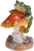Resin Mushroom with Animal Ornament Fairy Garden Mushroom Garden Pots Decoration Pottery Ornament for DIY Dollhouse Potting Shed Flowerpot Plants ...