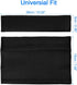 X AUTOHAUX 4pcs Universal Black Car Safety Seat Belt Pads Cover with Soft Polyester Fiber Auto Seatbelt Shoulder Pad for More Comfortable Driving...