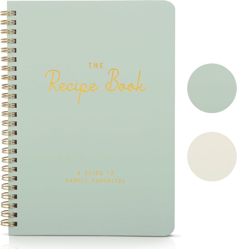 ZICOTO Aesthetic Blank Recipe Book - The Perfect Recipe Notebook to Write in Your Own Recipes - Simplified Blank Cookbook to Organize Your Recipes...