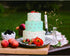 Wedding Cake Stencil Template, Kissbuty 5 Pcs Cake Decorating Embossing Plastic Spray Floral Cake Cookie Fondant Side Baking Mesh Stencil Mat Wedd...