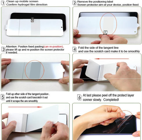 2Pcs Back Screen Protector Film For iPhone 15 Pro Max Hydrogel Film Not Glass......