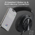 DOQAUS Bluetooth Headphones Over Ear, 90 Hours Playtime Wireless Headphones with 3 EQ Modes, Noise Isolating HiFi Stereo Headphones with Deep Bass...