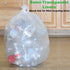 8 Gallon Medium Trash Bags 30 Liter Clear Garbage Bags Kitchen Trash Bags Plastic Wastebasket Trash Can Liners 6 gallon 7 Gallon for Home Office B...