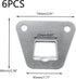 6 PCS Wall Fan Mounting Bracket Wall Fan Support Hook Kit Support Hook for Wall-Mount Fan for Wall-Mount Fan and Range Hood 2.91"×2.36"...