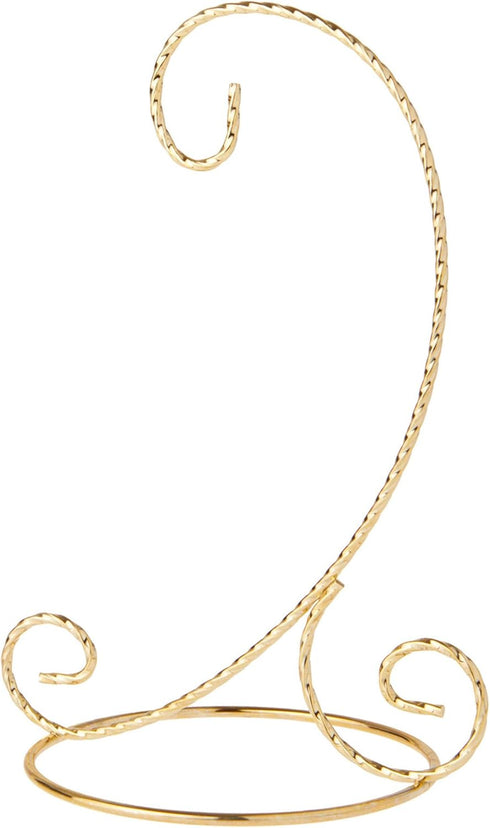 Bard's Twisted Gold-toned Ornament Stand, Small, 7" H x 5.125" W x 5.125" D...